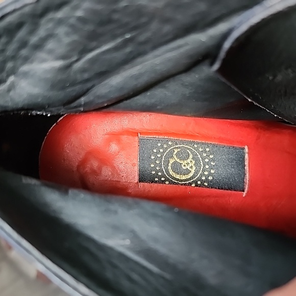 Stilettos Peep Toe Platform Lace-Up Boots with Red bottoms Size 8 - Picture 10 of 13